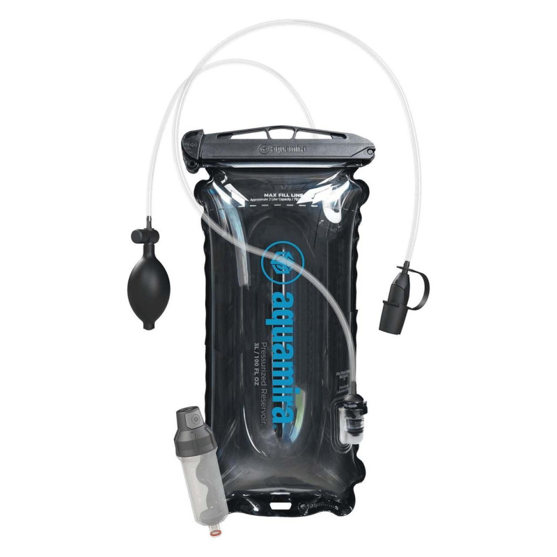 Питна система Aquamira Tactical Reservoir 3L реверсивний с гидратацией под давлением и фильтром Frontier MAX