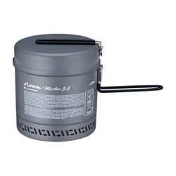 Казанок Kovea Alpine Master 3.8 Pot анодований алюминий об'єм 3.8 л с интегрірованим вітрозахистом и теплообменником Казанок Kovea Alpine Master 3.8 Pot анодований алюминий об'єм 3.8 л с интегрірованим вітрозахистом и теплообменником