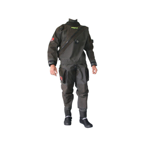 Гідрокостюм Dive System Solo Military сухий тип матеріал Trilaminate посилені накладки Cordura 1000 шлем