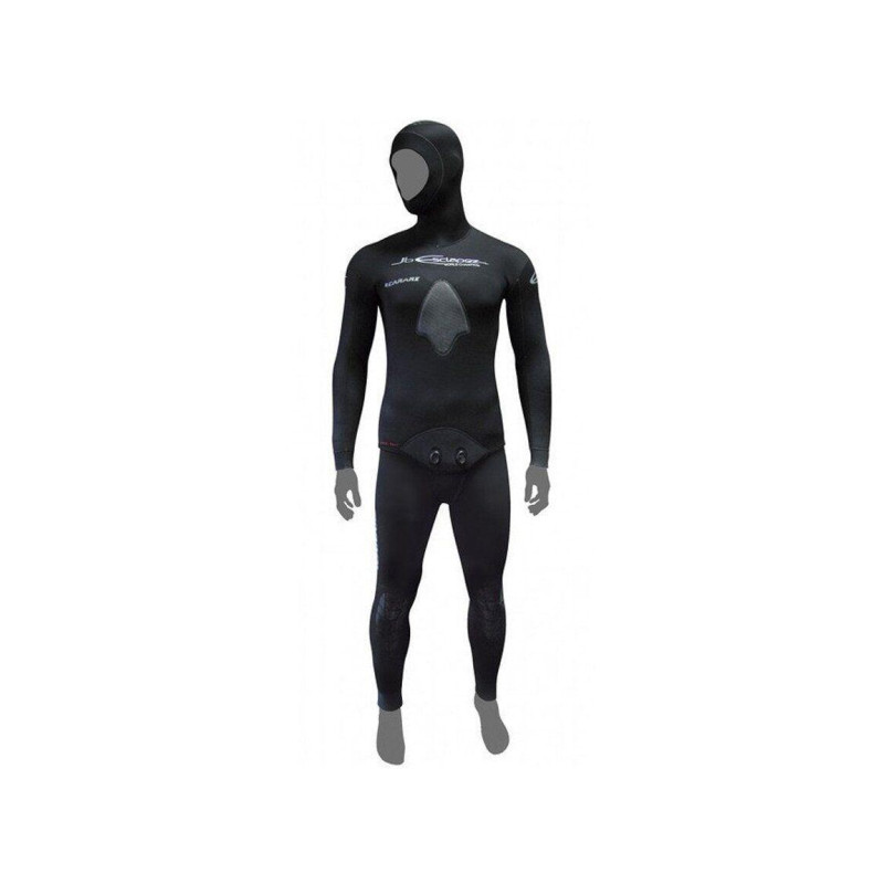 Гідрокостюм Esclapez Diving Caranx black 5 мм еластичний неопрен S M L XL XXL з поліуретановим захистом швів