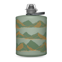 М'яка фляга HydraPak Mountain Stow 500ml об'єм 0.5 л вага 45 г ультраміцна конструкція нагрудний клапан М'яка фляга HydraPak Mountain Stow 500ml об'єм 0.5 л вага 45 г ультраміцна конструкція нагрудний клапан