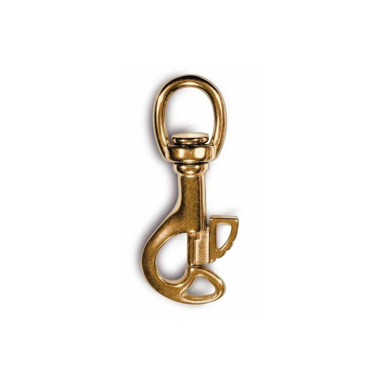 Карабин Best Divers Easy Lock Brass 90 mm латунний система швидкого защелкивания стійкий к коррозии