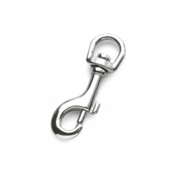 Карабін Best Divers Ring 88 mm з поворотним кільцем 19 mm з якісної сталі для надійного використання Карабін Best Divers Ring 88 mm з поворотним кільцем 19 mm з якісної сталі для надійного використання