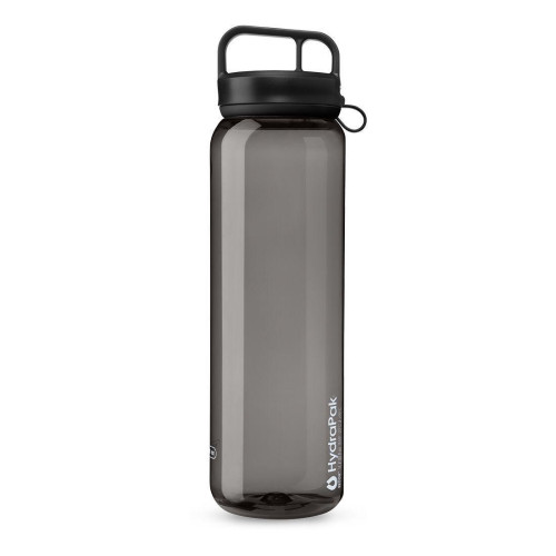 Фляга HydraPak Recon Clip & Carry 1L Charcoal Tritan Renew 50% вага 172.4 г розміри 280 x 80 мм
