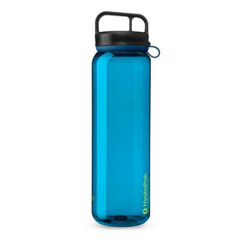 Фляга HydraPak Recon Clip & Carry 1L Bay легкая и прочная из Tritan® Renew с клапаном WaterGate™ и креплением для рюкзака