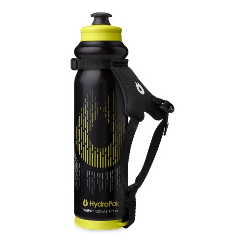 Пляшка HydraPak Tempo Pro 525ml Black об'єм 0.5л вага 62г розміри 237x61мм герметична кришка ергономічний дизайн
