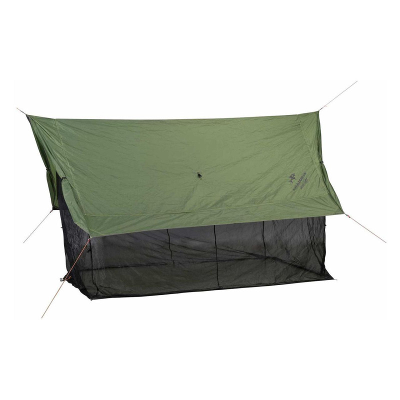 Тент Amazonas Moskito Wing Tarp водонепроникний 3000 мм зі вбудованою москітною сіткою вага 1700 г