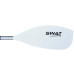 Весло Egalis SWAT 200см Fibrylon 456x183мм средний вес 930г материал цевья 28мм Aluminium