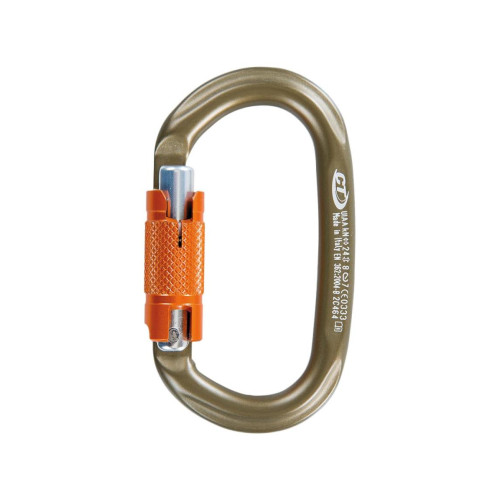 Карабін Climbing Technology Pillar WG HC автоматична муфта Twist-Lock вага 80 г розривне навантаження 24 кН