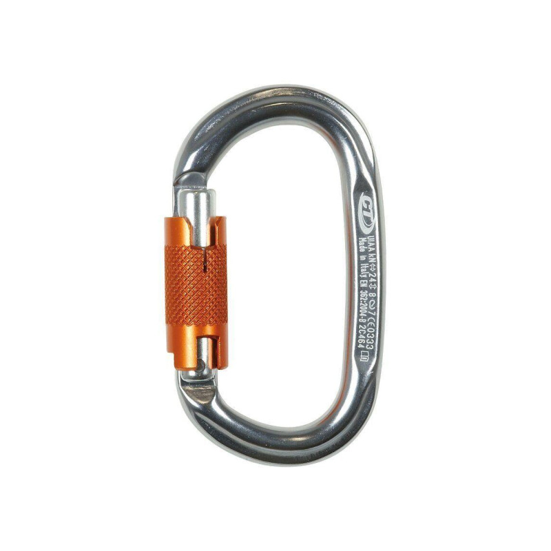 Карабін Climbing Technology Pillar WG автоматична муфта овальна форма вага 80 г для спорту алюмінієвий