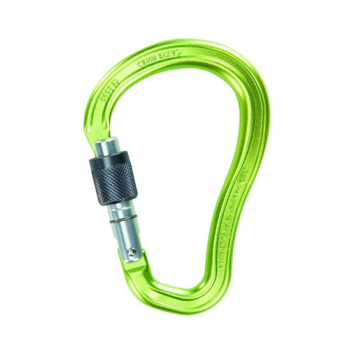Карабін Climbing Technology Axis HMS SG вага 79 г розривне навантаження 25 кН ширина розкриття 24 мм