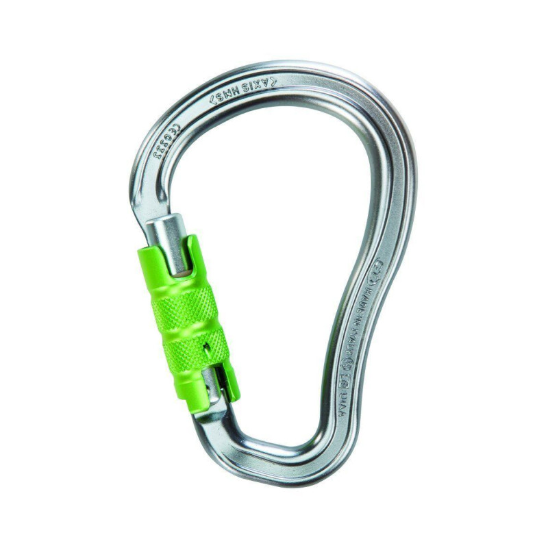 Карабін Climbing Technology Axis HMS TG вага 84 г тритактна муфта Triact-Lock ширина розкриття 23 мм
