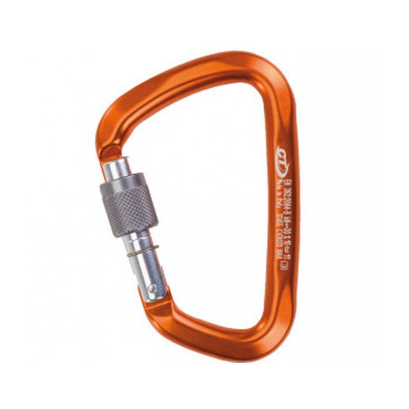 Карабін Climbing Technology Large SG Lobster для альпінізму вага 86 г розривне навантаження 23 кН тип фіксації гвинтова муфта