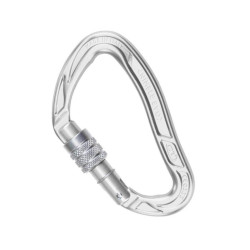 Карабін Climbing Technology Nimble Evo SG Silver вага 48 г розривне навантаження 25 кН ергономічна форма алюмінієвий сплав Карабін Climbing Technology Nimble Evo SG Silver вага 48 г розривне навантаження 25 кН ергономічна форма алюмінієвий сплав