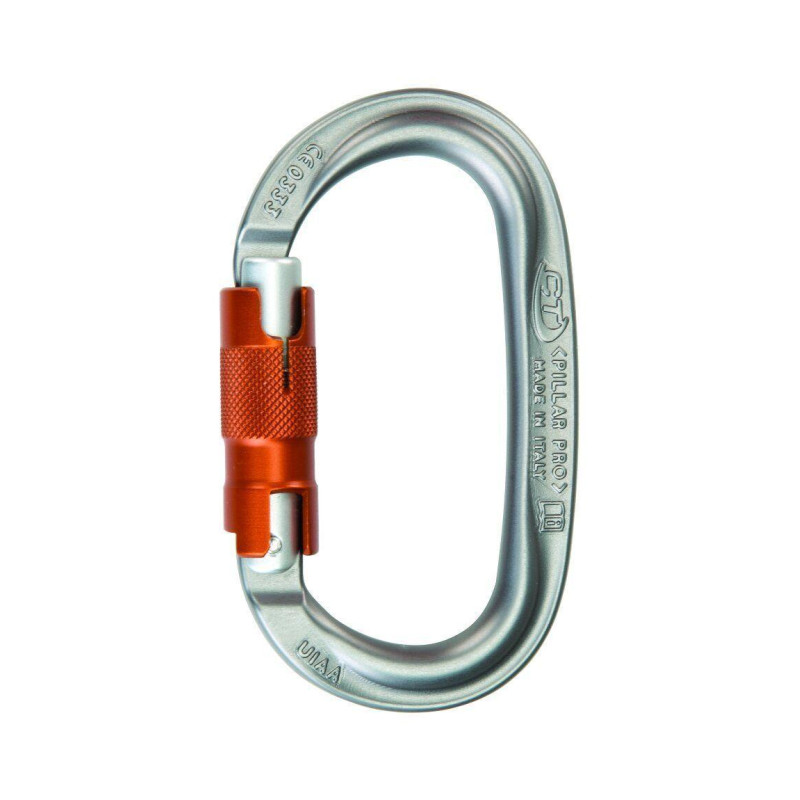 Карабін Climbing Technology Pillar Pro WG автоматична муфта Twist-Lock вага 72 г розривне навантаження 25 кН