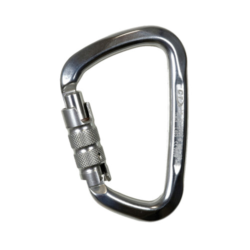 Карабін Climbing Technology Large TG silver автоматична муфта Triact-Lock вага 98 г для альпінізму та спелеології