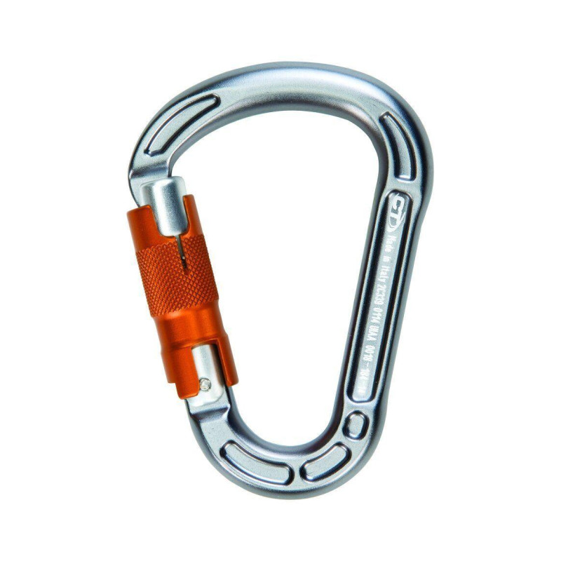 Карабін Climbing Technology Concept WG HMS з автоматичною муфтою Twist-Lock вага 80 г розривне навантаження 23 кН