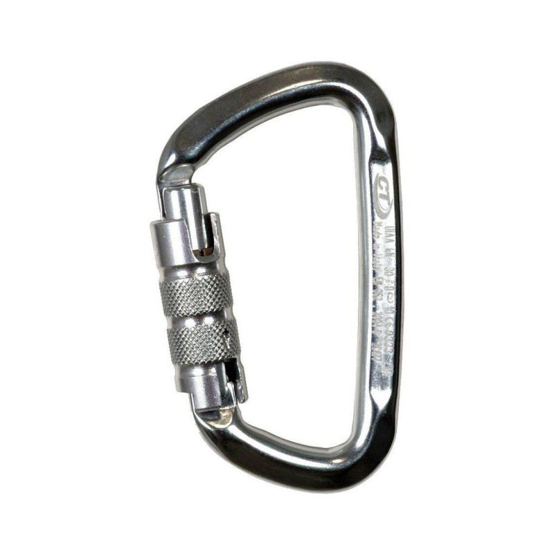 Карабін Climbing Technology D-Shape TG автоматична муфта Triact-Lock вага 80 г розривне навантаження 30 кН