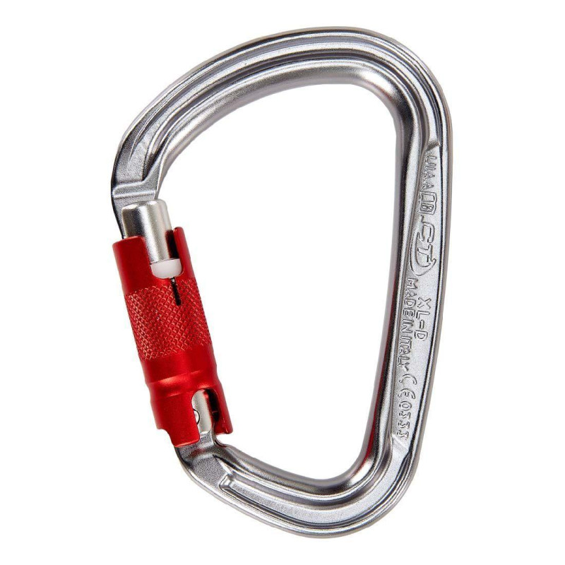 Карабин Climbing Technology XL-D TG алюмінієвий сплав вес 85 г нагрузка 28 kN для спорта трехтактний автомат