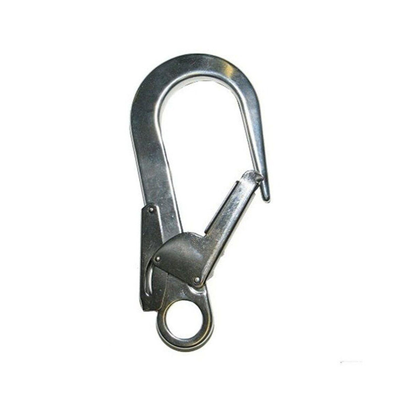 Монтажний карабін Climbing Technology A35362ZO оцинкована сталь навантаження 20 кН вага 500 г розмір 253 x 109 мм