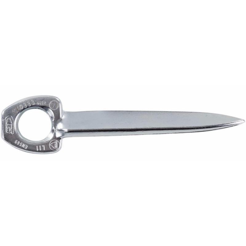 Гак скельний Climbing Technology Universal 150 mm вага 112 г нержавіюча сталь сертифікований EN 569:2007