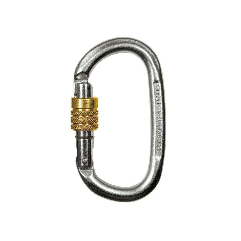 Карабін Climbing Technology Pillar Steel SG сталевий 30 kN навантаження тип защелки catch-free овальний 111 x 22 мм
