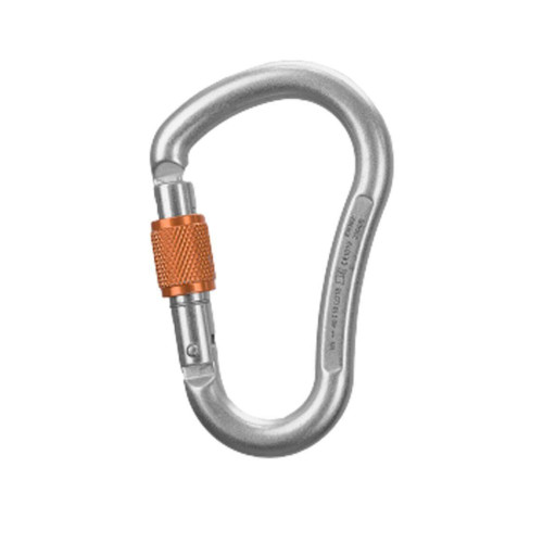 Карабін Rock Empire Carabiner Magnum Steel S вага 246 г навантаження 40 kN тип клямки Keylock грушоподібний