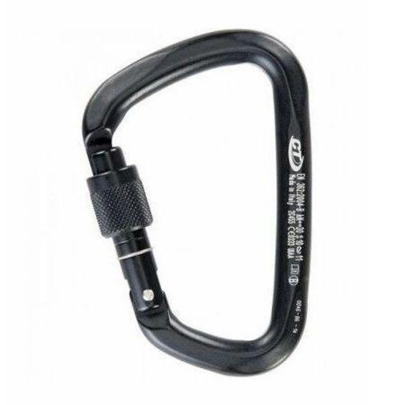 Карабін Climbing Technology Large SG Black навантаження 30 kN вага 92 г розмір 119 х 77 мм тип защелки catch-free