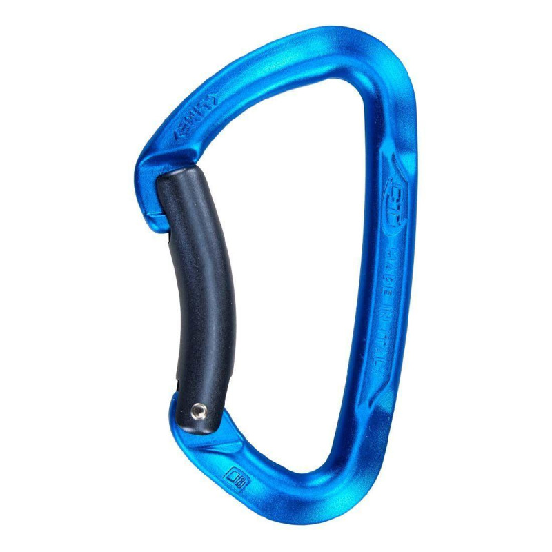 Карабін Climbing Technology Lime B легкий 41 г розривне навантаження 23 кН ширина 21 мм без муфти