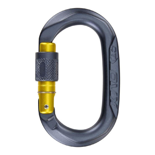 Карабін Climbing Technology OVX SG алюмінієвий сплав навантаження 24 kN вага 58 г довжина 95 мм ширина 17 мм