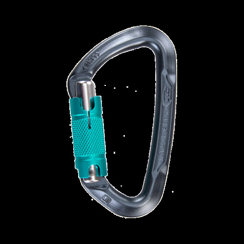 Карабін Climbing Technology Lime WG автоматична муфта Twist-Lock вага 50 г розривне навантаження 23 кН