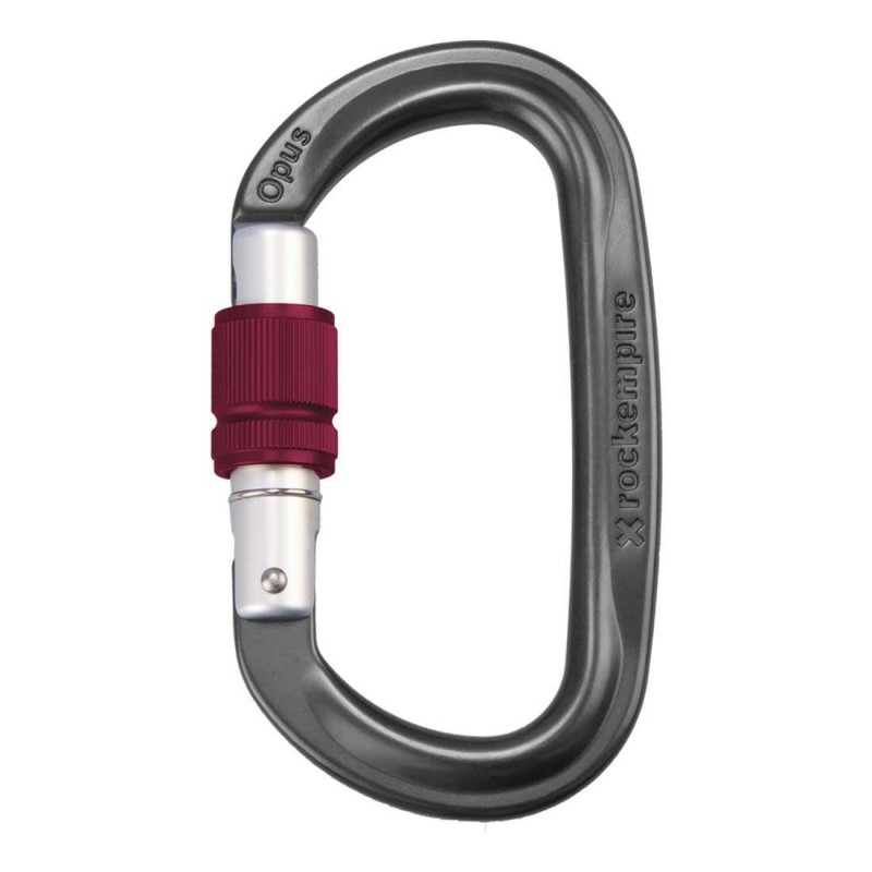 Карабін Rock Empire Opus S алюмінієвий вага 71 г навантаження 26 kN тип клямки Keylock EN 12275 EN 362