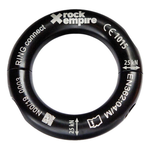 Кільцеве з'єднання Rock Empire Ring Connect алюмінієве 75 г сертифікація EN 362 максимальна міцність 25 kN