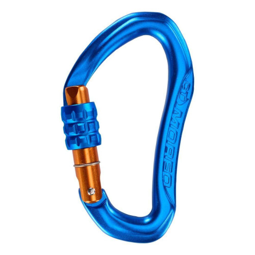 Карабін Climbing Technology MORFO SG легкий алюмінієвий 50 г навантаження 24 kN з гвинтовим затвором