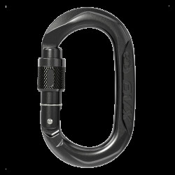Карабін Climbing Technology OVX SG Black алюмінієвий сплав навантаження 24 kN вага 58 г форма овальна Карабін Climbing Technology OVX SG Black алюмінієвий сплав навантаження 24 kN вага 58 г форма овальна