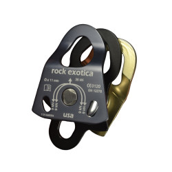 Блок Rock Exotica Mini Duoble 1.2 дюралюминий вес 141 г рабочая нагрузка 9 kN разрушающая нагрузка 36 kN Блок Rock Exotica Mini Duoble 1.2 дюралюминий вес 141 г рабочая нагрузка 9 kN разрушающая нагрузка 36 kN