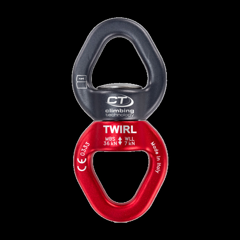 Вертлюг Climbing Technology Twirl 170 г робоче навантаження 7 kN руйнівне навантаження 36 kN дюралюміній