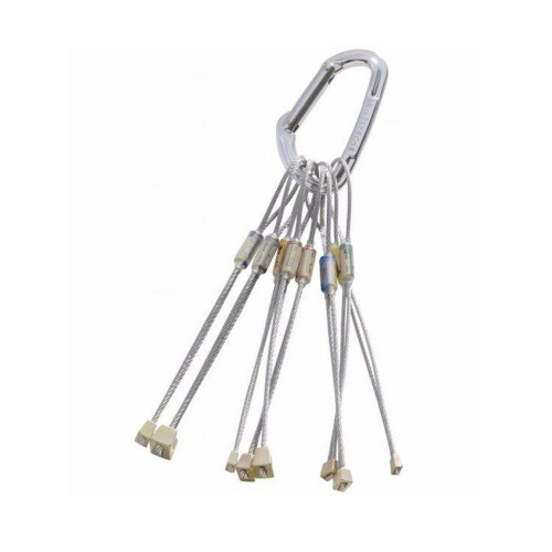 Набір лактози Rock Empire Brass Chocks set 1-8 вага 208 г сертифікати EN 12270 легкий і надійний для альпінізму