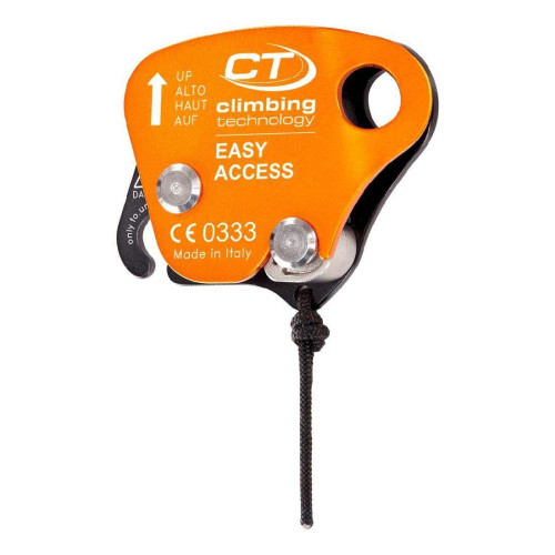 Страхувальний пристрій Climbing Technology Easy Access робоча нагрузка 140/250 кг діаметр веревки 11 мм вага 185 г