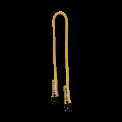 Самостраховка Rock Empire Lanyard Heda 120 см прочность 22 kN динамическая мотузка зашиті петли Самостраховка Rock Empire Lanyard Heda 120 см прочность 22 kN динамическая мотузка зашиті петли