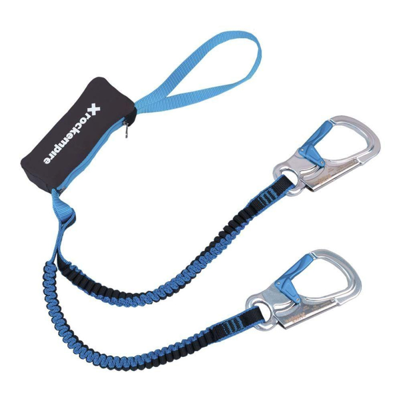 Амортизатор ривка Rock Empire Ferrata Dyna Go 50 см 90 см вес 555 г для детей и взрослих сертифицирован EN 958:2017