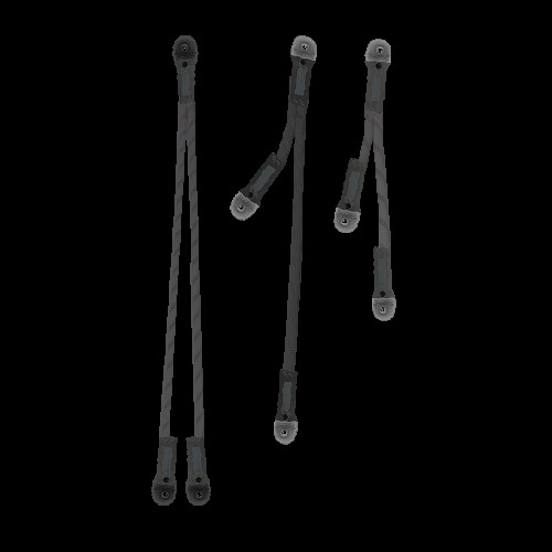 Самостраховка Rock Empire Lanyard Y 35/65 cm Y-образная 11 мм прочность 22 kN для роботи на висоті