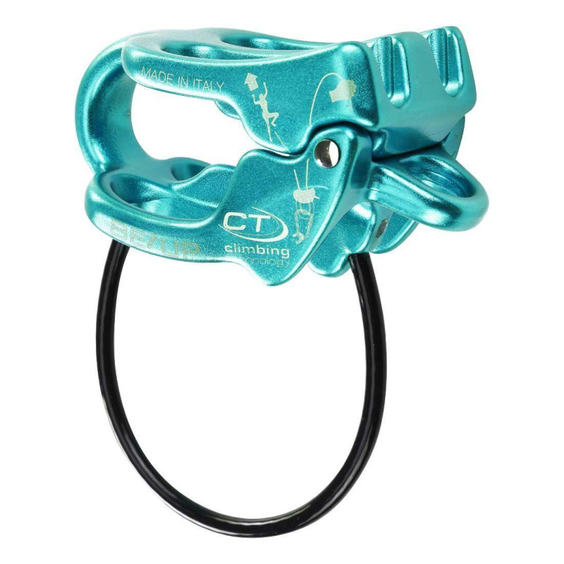 Страхувально-спусковий пристрій Climbing Technology Be-Up вага 85 г дюраль сертифікати EN 15151-2 UIAA