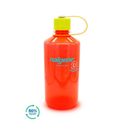 Пляшка для води Nalgene Narrow Mouth Sustain 0.95L Tritan Renew BPA/BPS free легка зносостійка герметична Пляшка для води Nalgene Narrow Mouth Sustain 0.95L Tritan Renew BPA/BPS free легка зносостійка герметична