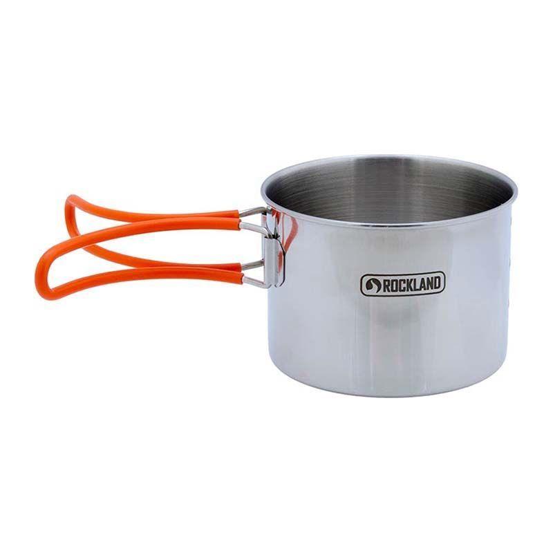 Кухоль Rockland Stainless Mug 600ml нержавіюча сталь складні ручки ергономічний дизайн вага 155 г