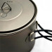 Казанок TOAKS Titanium 1300ml Pot легкий 133 г диаметр 130 мм оптимально для двох осіб