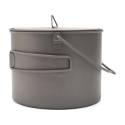 Козанок TOAKS Titanium 1300ml Pot легкий 141 г зі складними ручками діаметр 130 мм висота 100 мм Козанок TOAKS Titanium 1300ml Pot легкий 141 г зі складними ручками діаметр 130 мм висота 100 мм