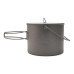 Козанок TOAKS Titanium 1300ml Pot легкий 141 г зі складними ручками діаметр 130 мм висота 100 мм