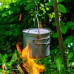 Козанок TOAKS Titanium 1300ml Pot with Pan вага 170 г діаметр 130 мм для 2 чоловік легкий та компактний