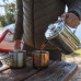 Кавоварка Coghlans Stainless Steel Coffee Pot 9 Cup нержавеющая сталь 18/8 с прозрачной кришкою и деревянной ручкой